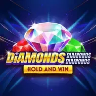 Diamonds Diamonds Diamonds Hold and Win game screenshot